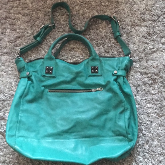 Tyler Malibu Leather handbag - green (pre-owned) - Picture 2 of 5